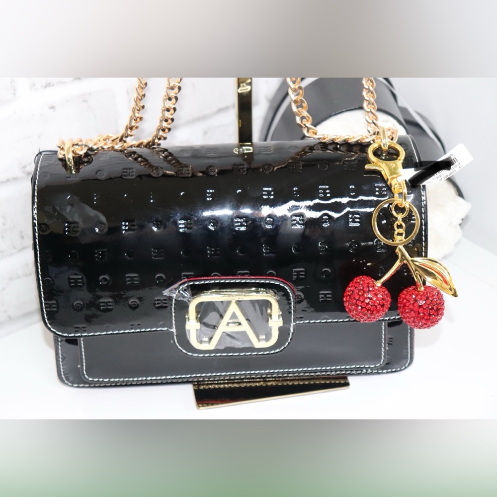 ✨Piper Red Cherry Keychain with Gold Accents✨ - Picture 4 of 6